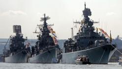 Tag der Schwarzmeerflotte Russlands Kriegsschiffe der Schwarzmeerflotte und ihre Waffen