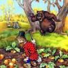 Russisches Volksmärchen „Der Mann und der Bär“