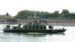 Nave rusești moderne - râul de artilerie „Flota fluvială militară Buyan”