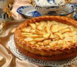 Открытый пирог с яблоками Как приготовить открытый яблочный пирог